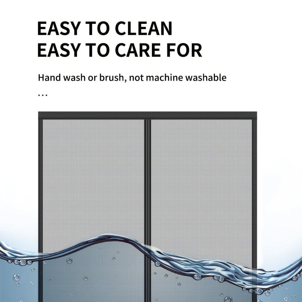 Magnetic Screen Door, Mesh Mosquito Net Curtain, Self-Closing – 20 Sizes