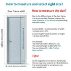 Magnetic Screen Door, Mesh Mosquito Net Curtain, Self-Closing – 20 Sizes