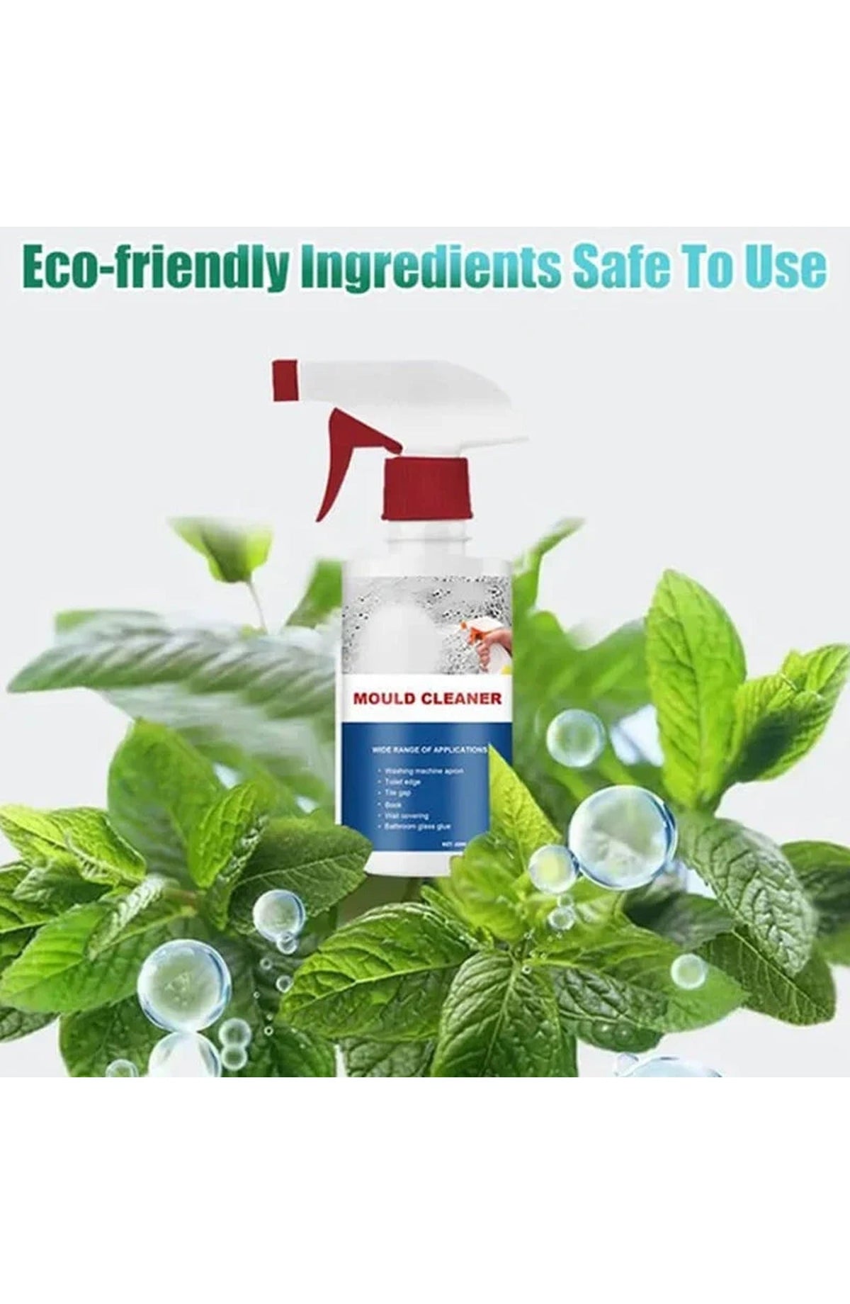 Mildew Cleaner Foam, 60 ml | Removes Mold and Mildew Stains from Tile Grout, Showers, Sealant and Walls | No Scrubbing Needed