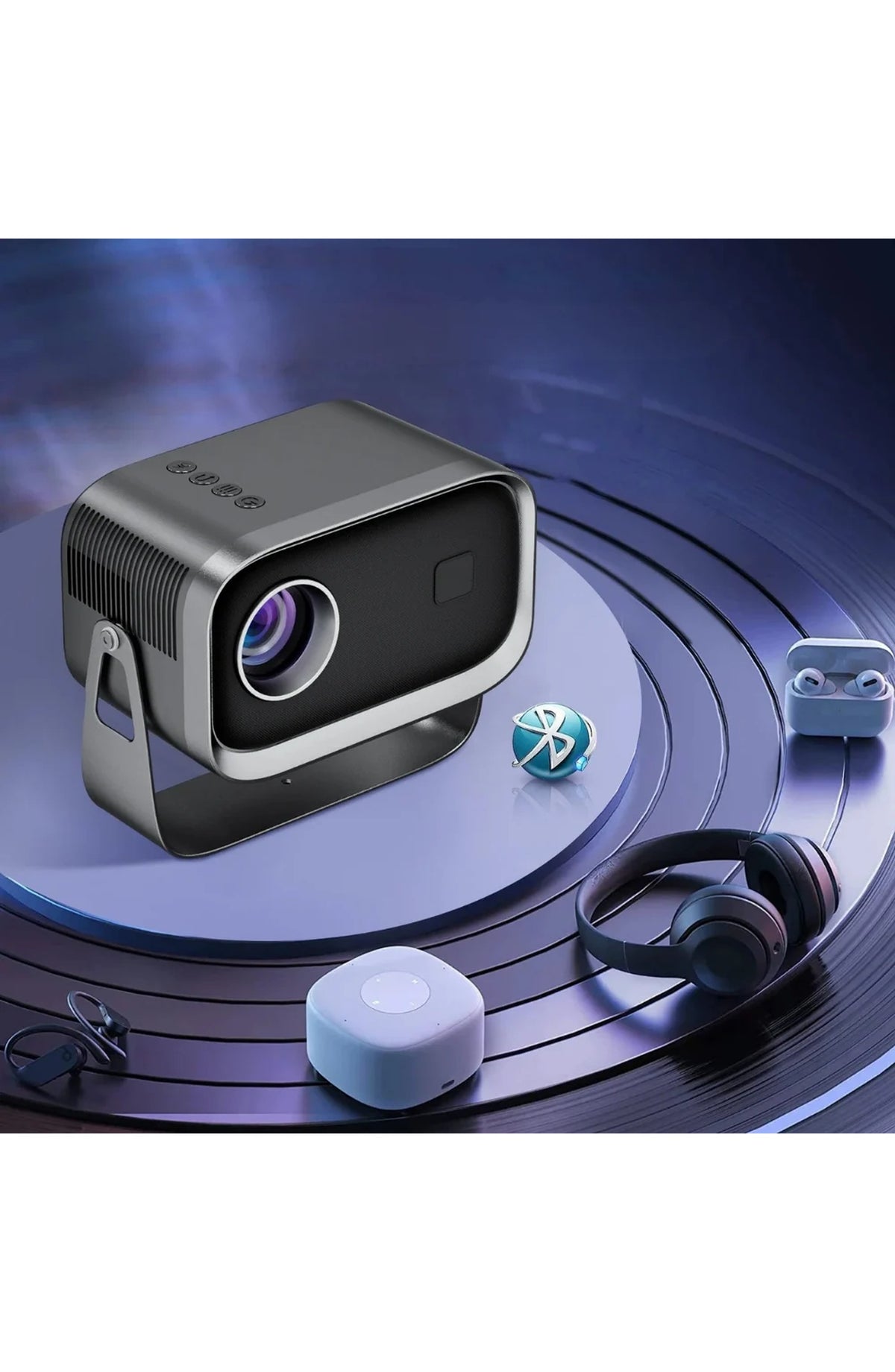 Mini Projector with WiFi and Bluetooth, 4K Input - view 4