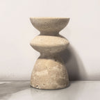 Natural Marble & Travertine Candle Holders | Small or Large