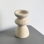 Natural Marble & Travertine Candle Holders | Small or Large