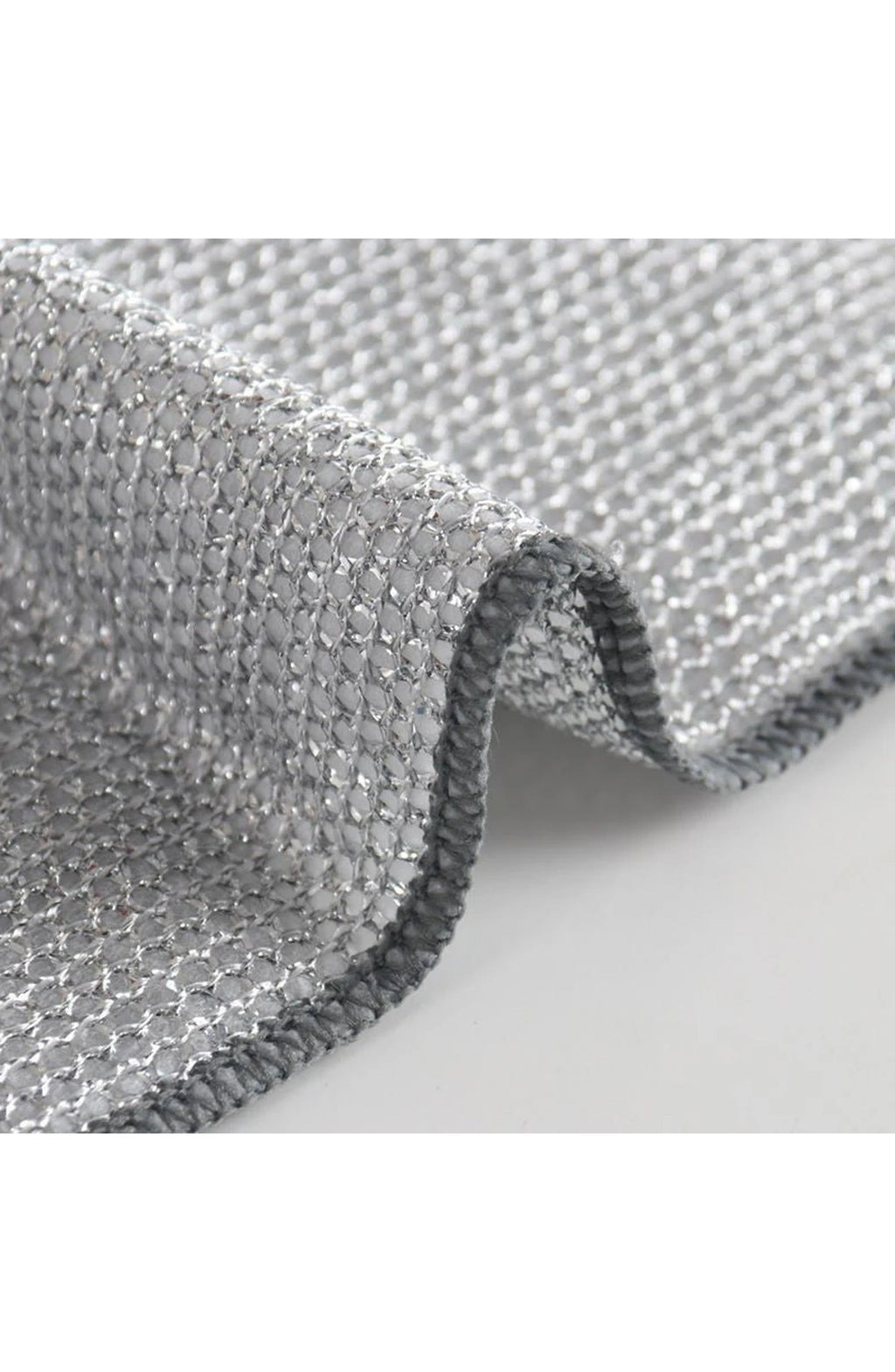 Non-Scratch Wire Dishcloth | Nylon Mesh Scrub Cloth That Rinses Clean and Dries Fast | For Dishes, Pots, Pans and Countertops