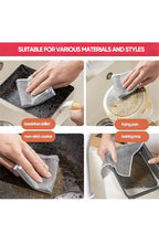 Non-Scratch Wire Dishcloth | Nylon Mesh Scrub Cloth That Rinses Clean and Dries Fast | For Dishes, Pots, Pans and Countertops