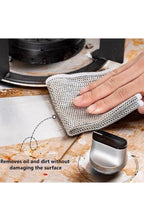 Non-Scratch Wire Dishcloth | Nylon Mesh Scrub Cloth That Rinses Clean and Dries Fast | For Dishes, Pots, Pans and Countertops