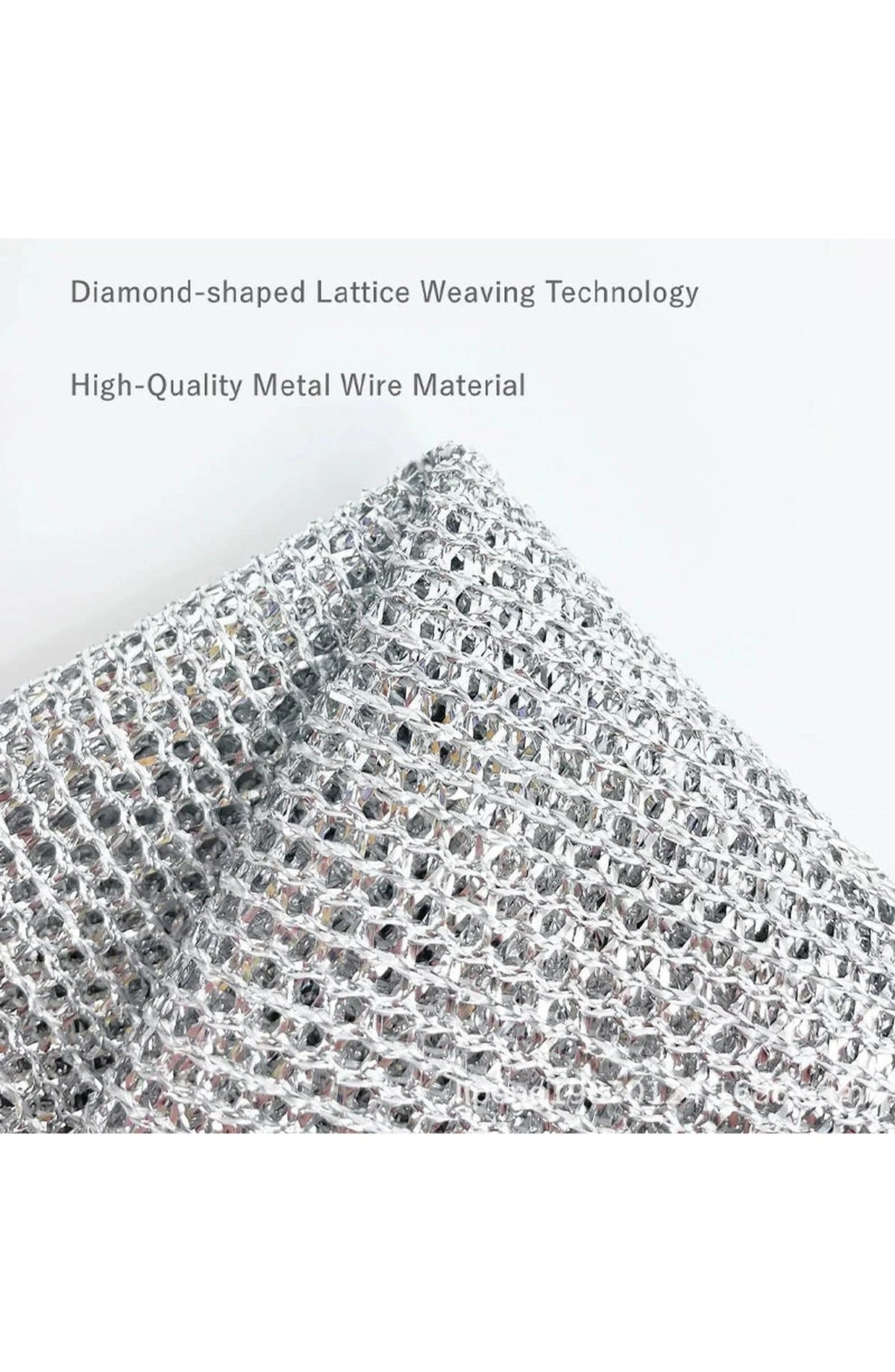 Non-Scratch Wire Dishcloth | Nylon Mesh Scrub Cloth That Rinses Clean and Dries Fast | For Dishes, Pots, Pans and Countertops