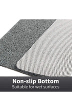 Non-Slip Shower Mat for Bath and Shower | Non-Slip Surface for Stable Footing on Wet Floors | Easy to Place and Remove | 3 Sizes