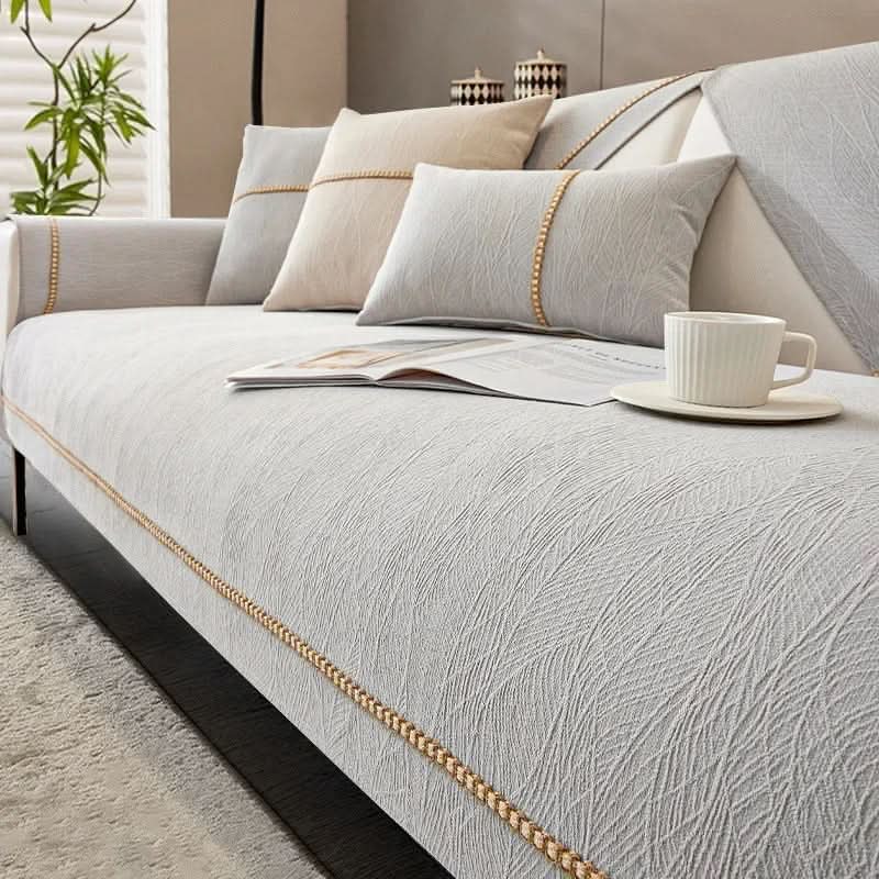 Non-Slip Sofa Cover, 100% Polyester Knit