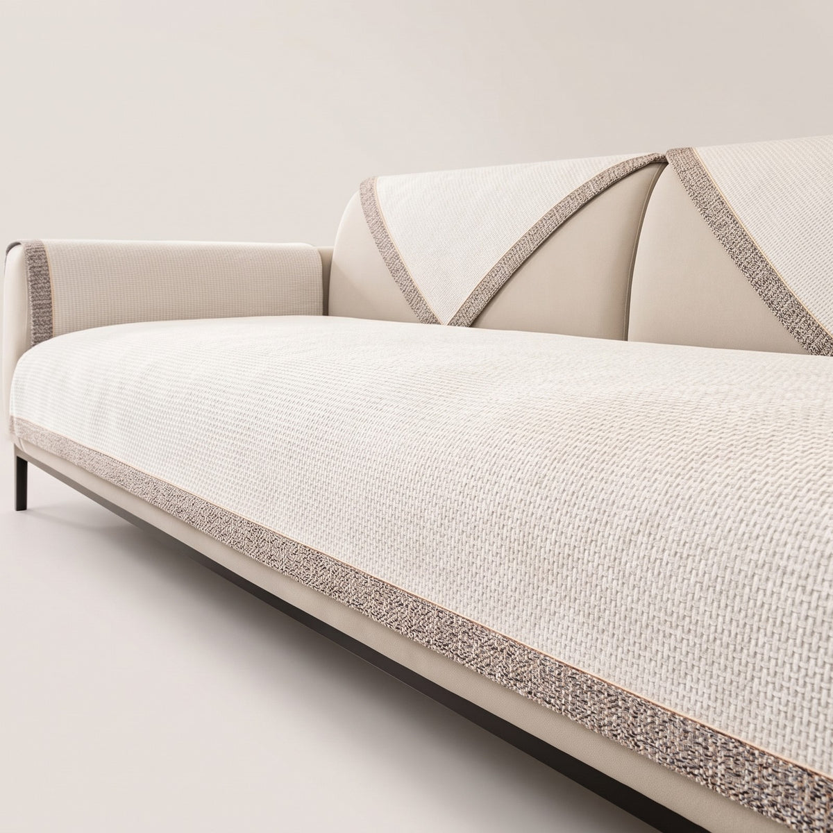 Non-Slip Sofa Cover, 100% Polyester Knit