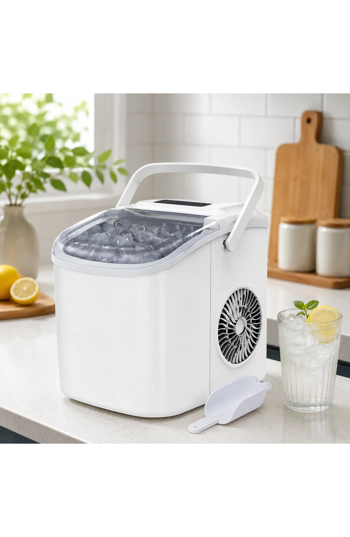 Portable Nugget Ice Maker for Countertop Use - view 2