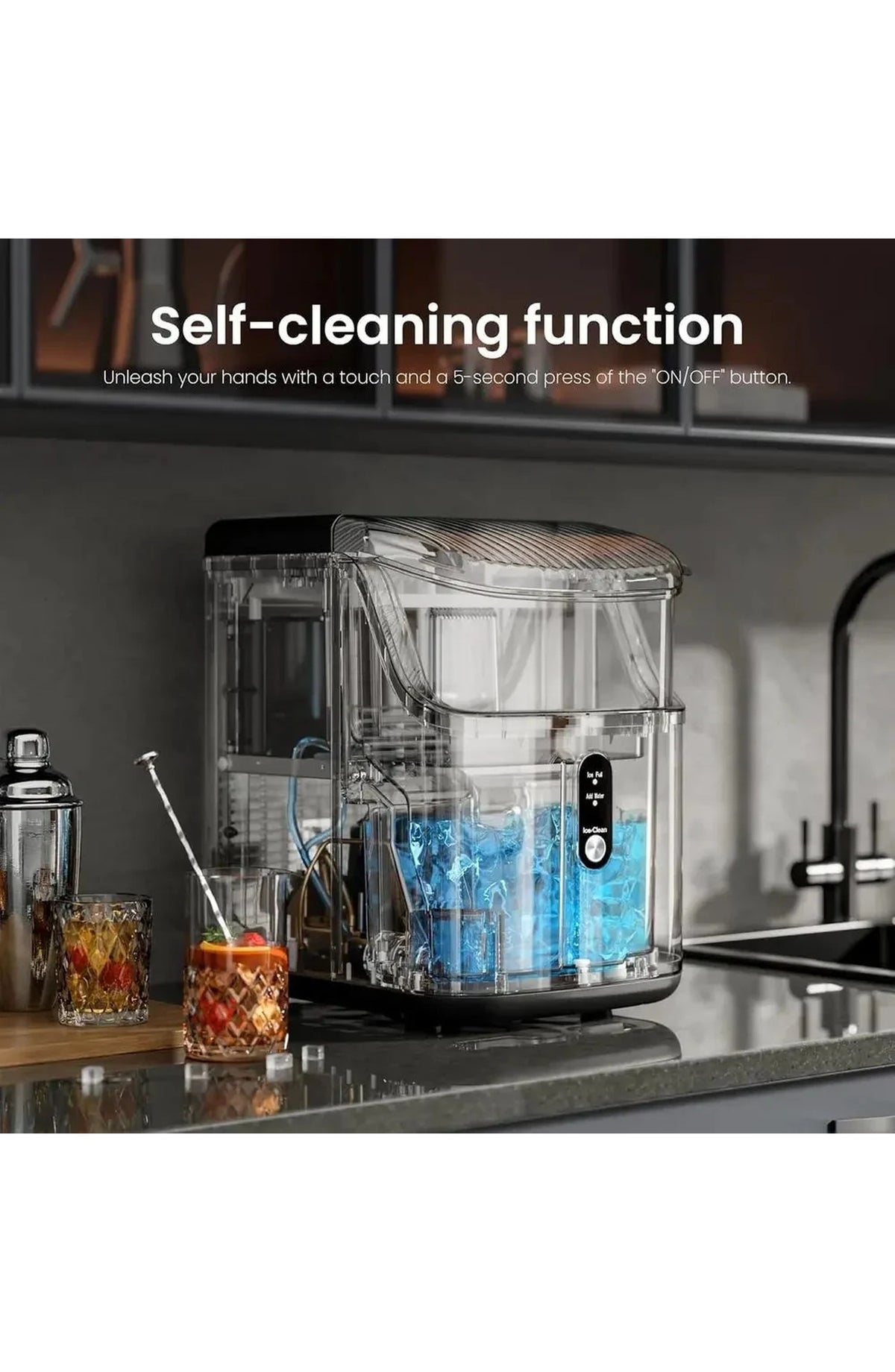 Nugget Ice Maker Portable Countertop - view 4