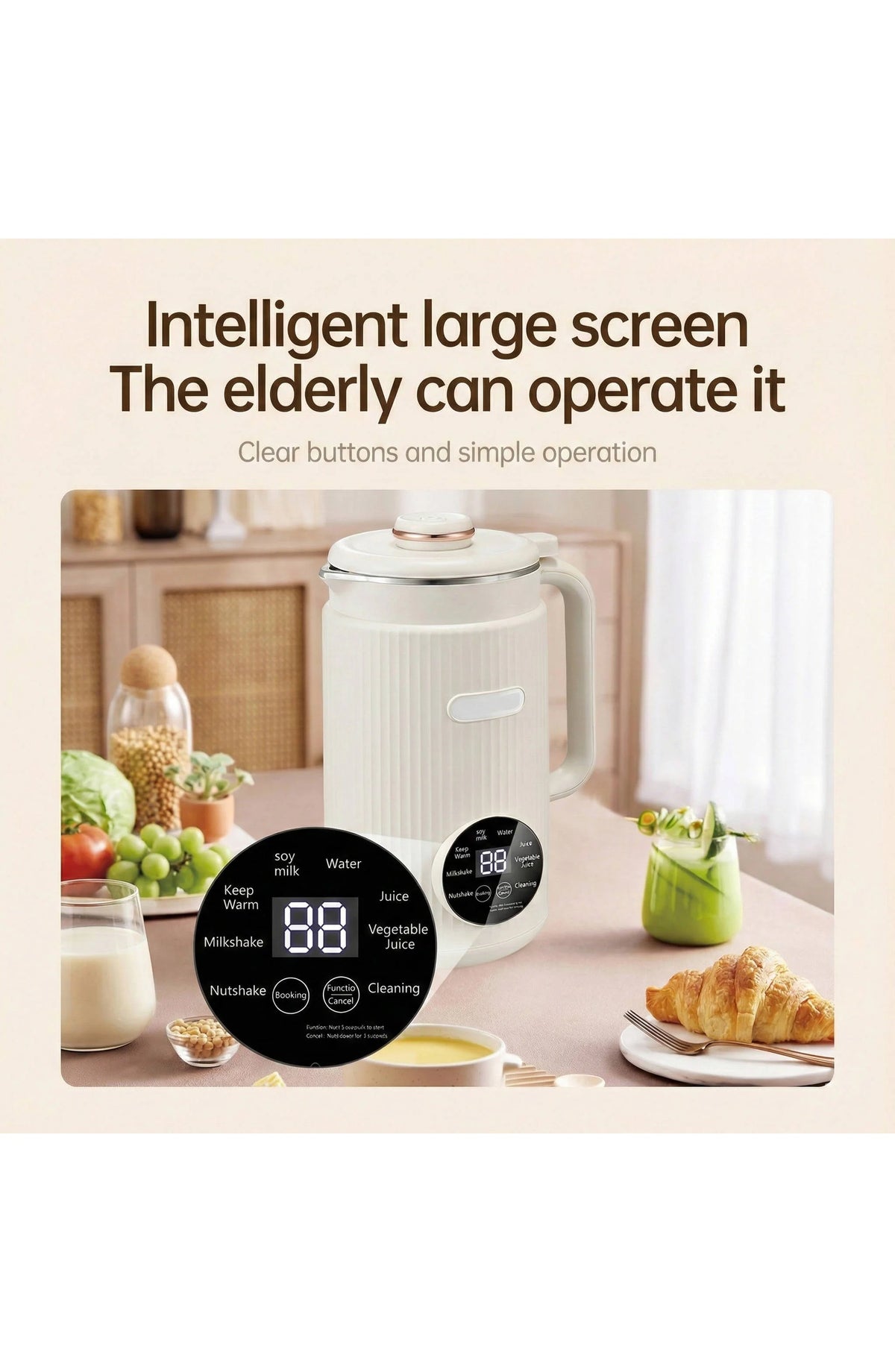 Nut Milk Maker Machine, 9 Programs - view 2