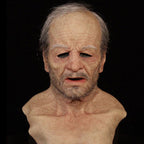 Old Man Halloween Mask, Full Face Latex Mask for Cosplay – 4 Styles