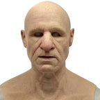 Old Man Halloween Mask, Full Face Latex Mask for Cosplay – 4 Styles