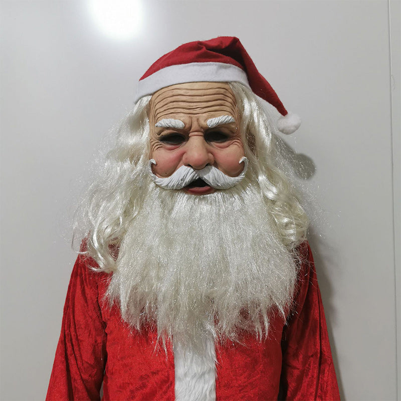 Old Man Halloween Mask, Full Face Latex Mask for Cosplay – 4 Styles