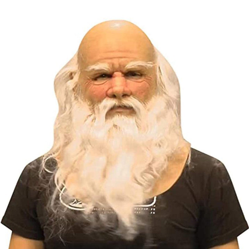 Old Man Halloween Mask, Full Face Latex Mask for Cosplay – 4 Styles
