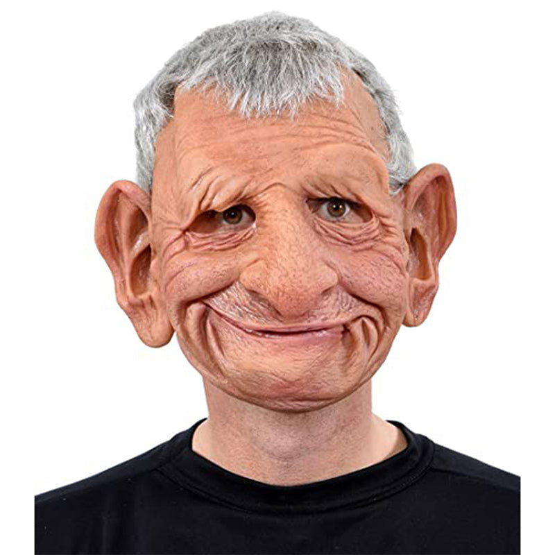 Old Man Halloween Mask, Full Face Latex Mask for Cosplay – 4 Styles