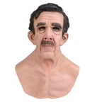 Old Man Halloween Mask, Full Face Latex Mask for Cosplay – 4 Styles
