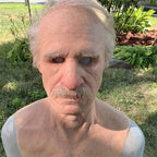 Old Man Halloween Mask, Full Face Latex Mask for Cosplay – 4 Styles