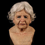 Old Man Halloween Mask, Full Face Latex Mask for Cosplay – 4 Styles