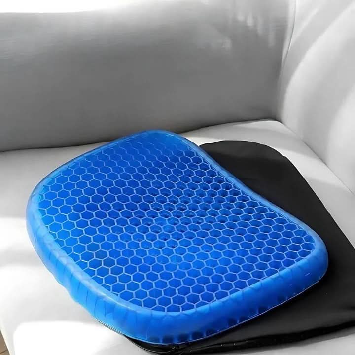 Orthopedic Memory Foam Gel Seat Cushion 17.7x15.7 In