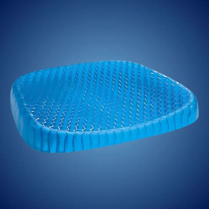 Orthopedic Memory Foam Gel Seat Cushion 17.7x15.7 In