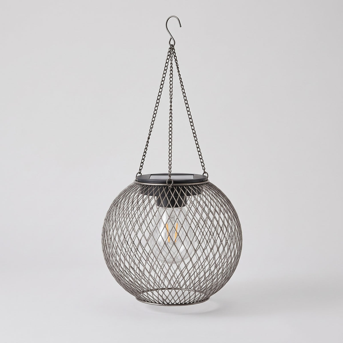 Outdoor Solar Hanging Lantern - Warm White Garden Light