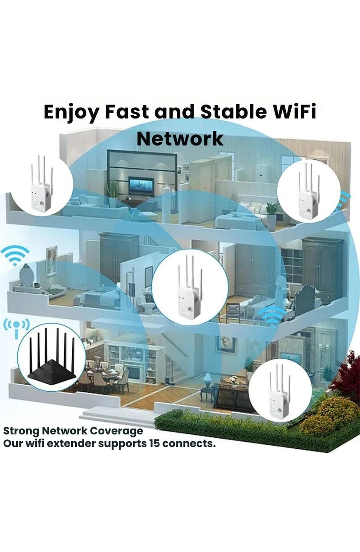 Outdoor Dual Band WiFi Range Extender - view 2