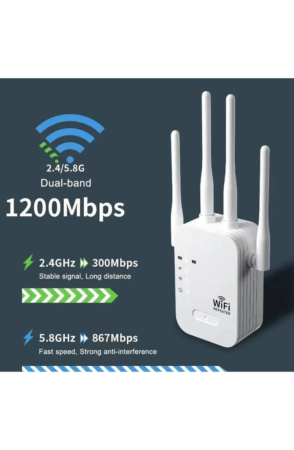 Outdoor Dual Band WiFi Range Extender - view 5