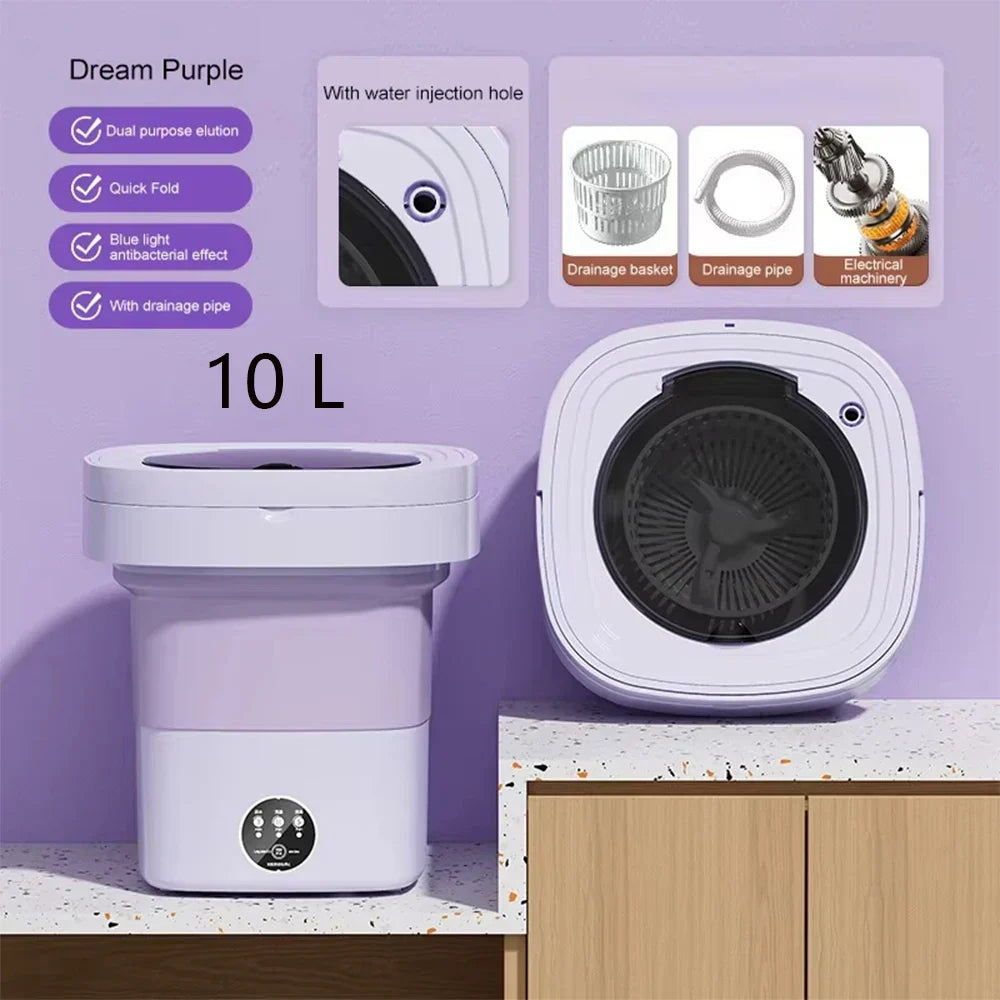 Foldable Travel Washing Machine, Compact - view 9