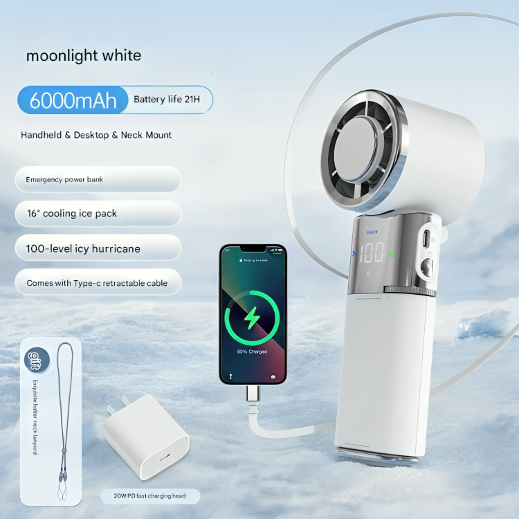 USB Rechargeable Power Bank Fan - view 5
