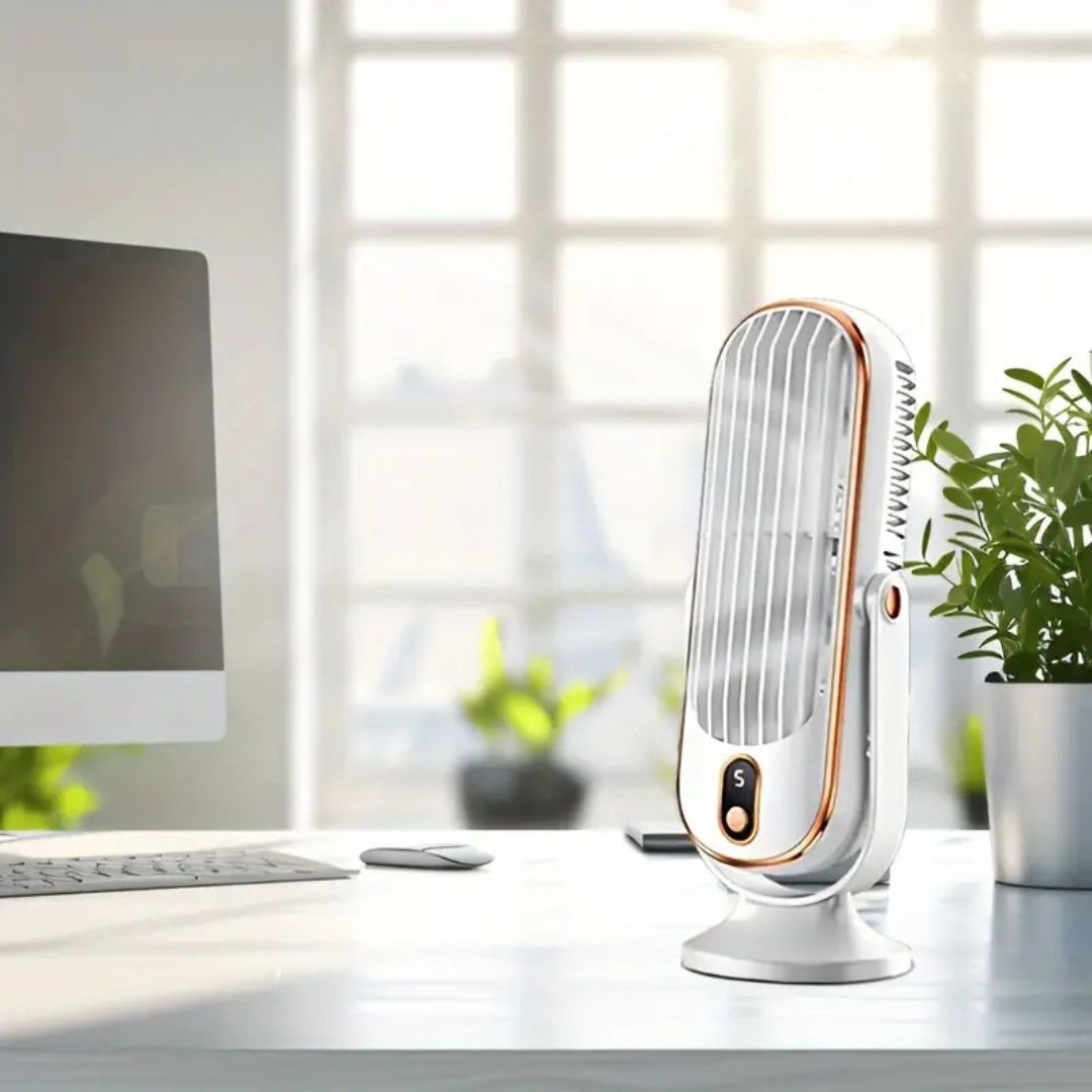 Ultra-Quiet USB Desk Fan, Rechargeable - view 11
