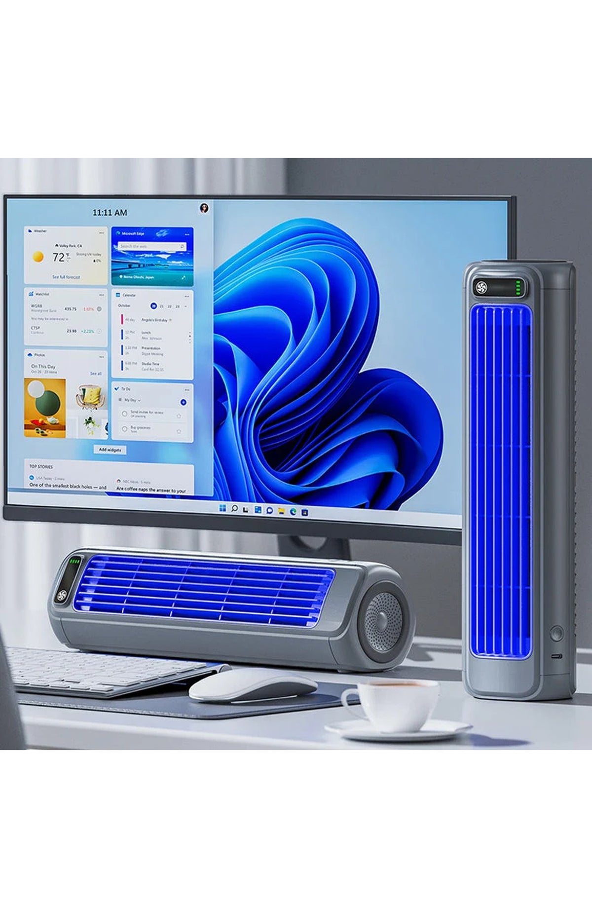 Cordless Rechargeable Mini Air Conditioner - view 2