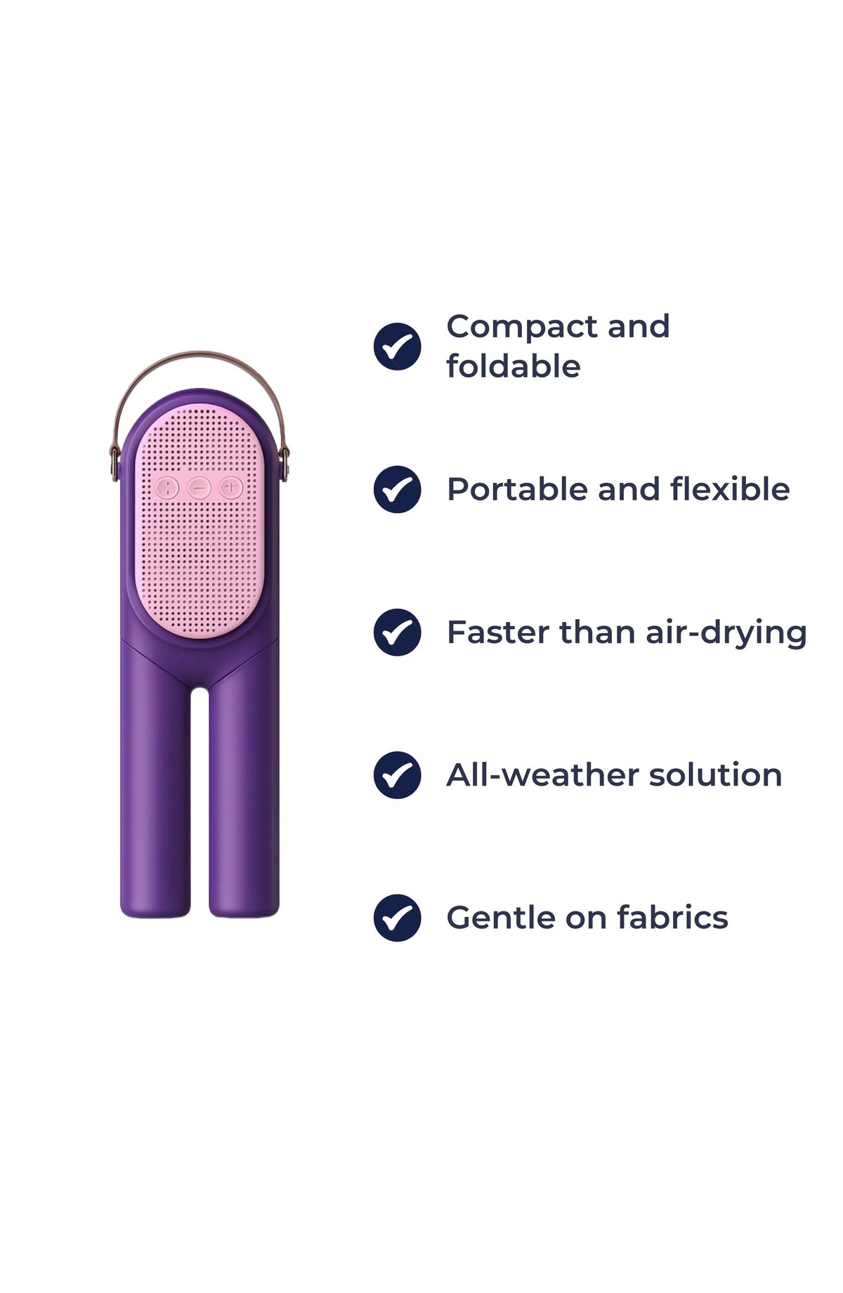 Portable Clothes Dryer, Lightweight Foldable Design - view 7