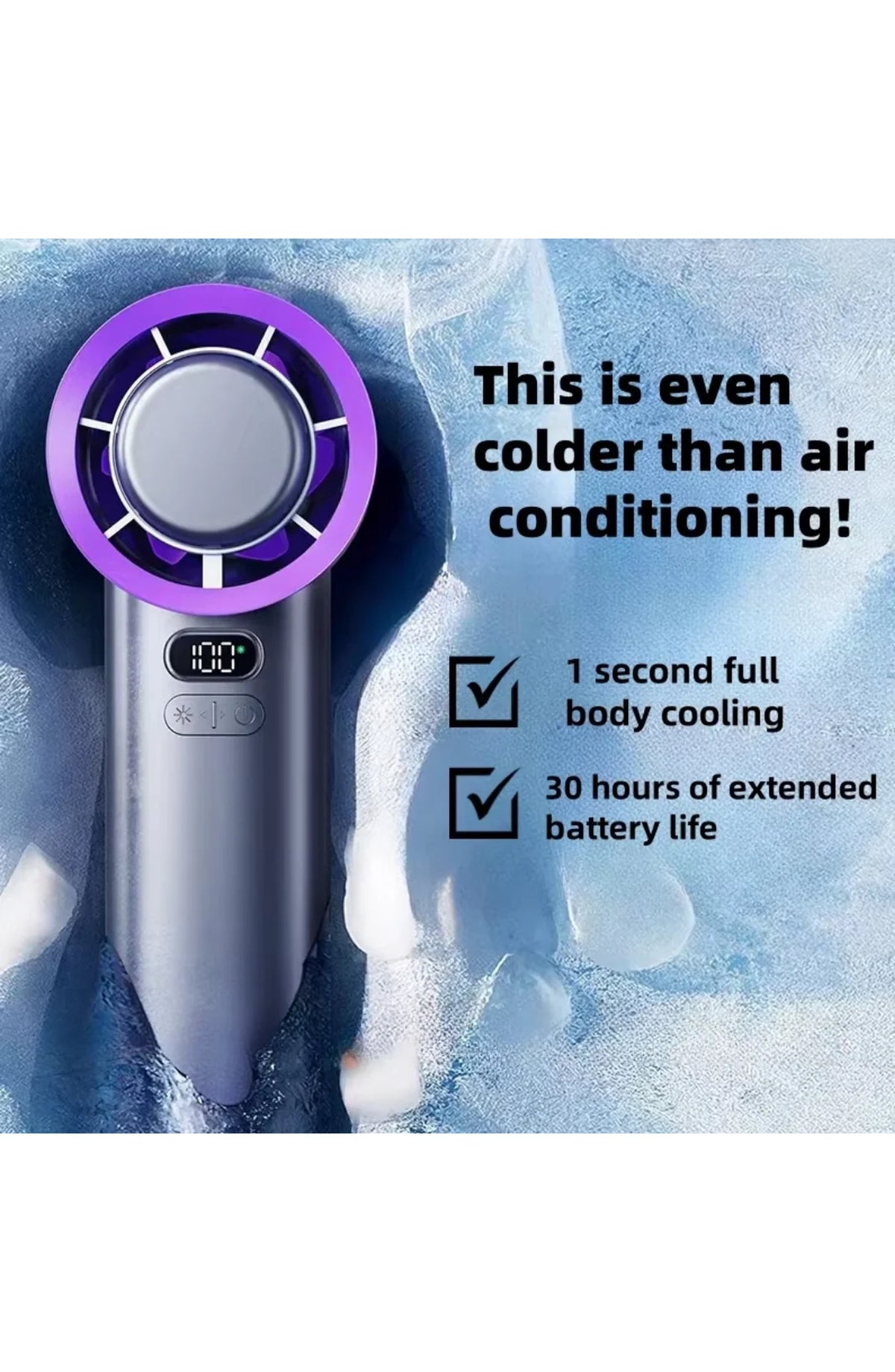 Portable Mini Fan Handheld Rechargeable - view 5