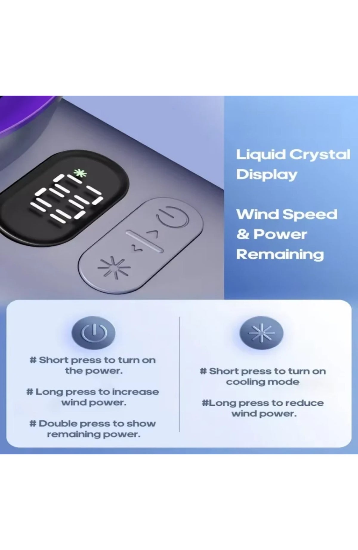 Portable Mini Fan Handheld Rechargeable - view 6