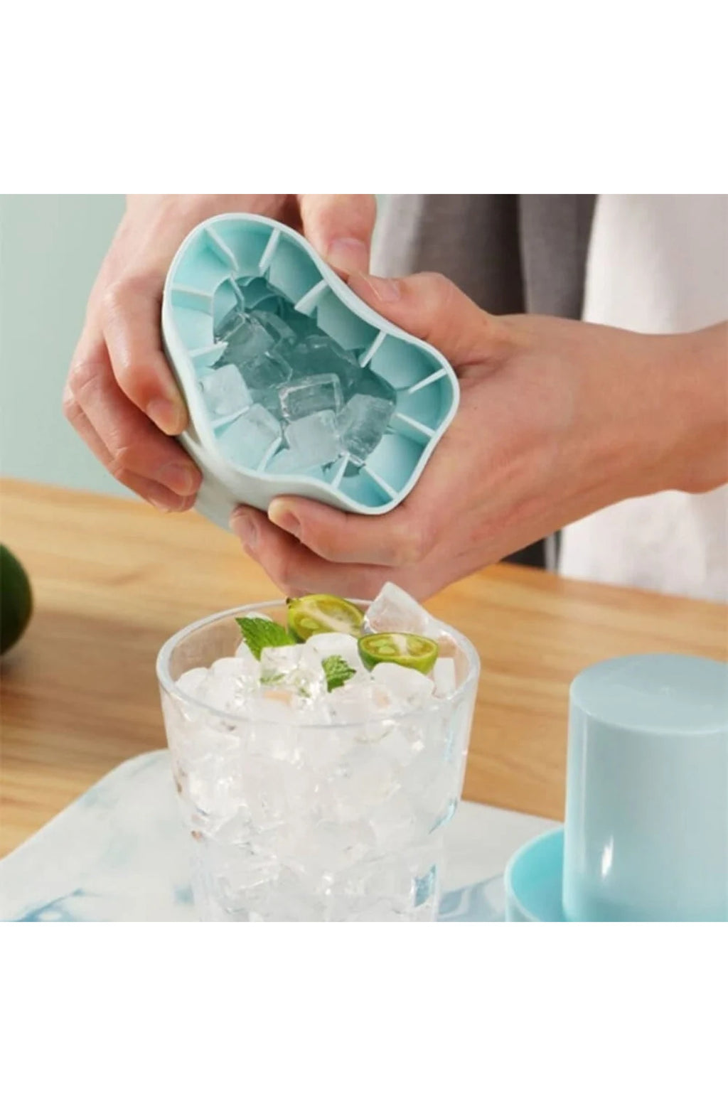 Silicone Ice Cube Tray, Portable Ice Maker - view 2