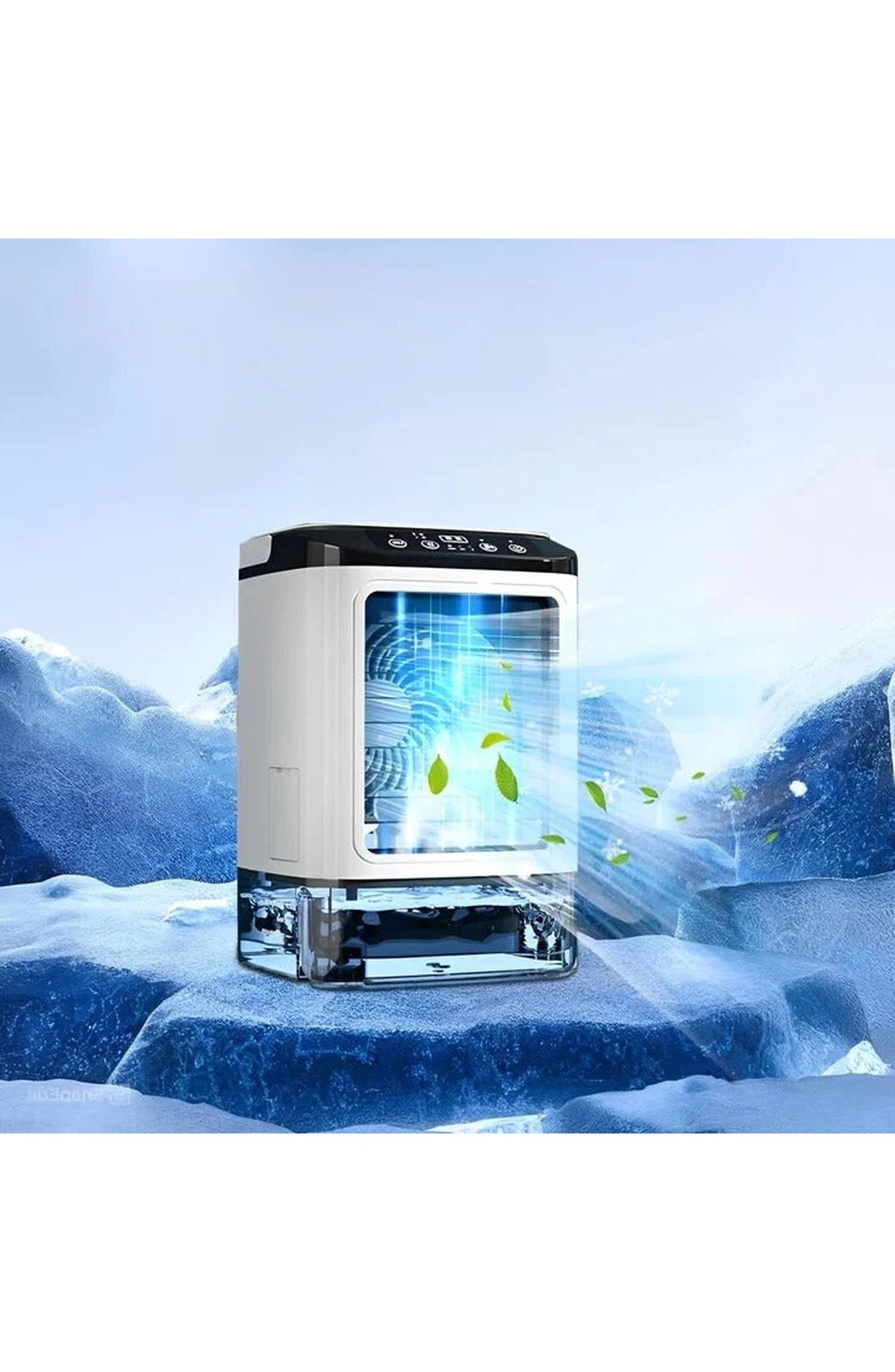 USB Powered Mini Air Conditioner with Fan Speeds - view 8