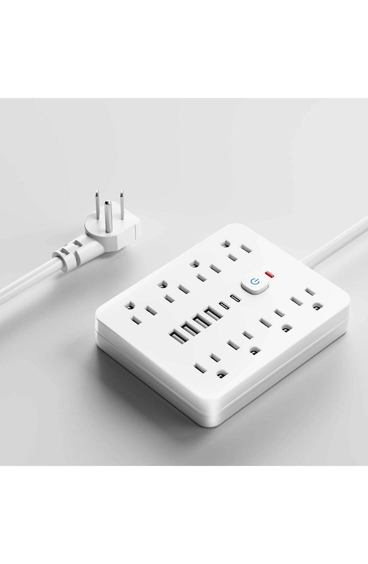 Power Strip with Surge Protector and 8 AC Outlets