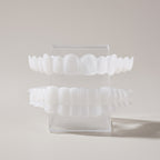 Cosmetic Teeth Cover, Upper and Lower Smile Veneer Set for Photos