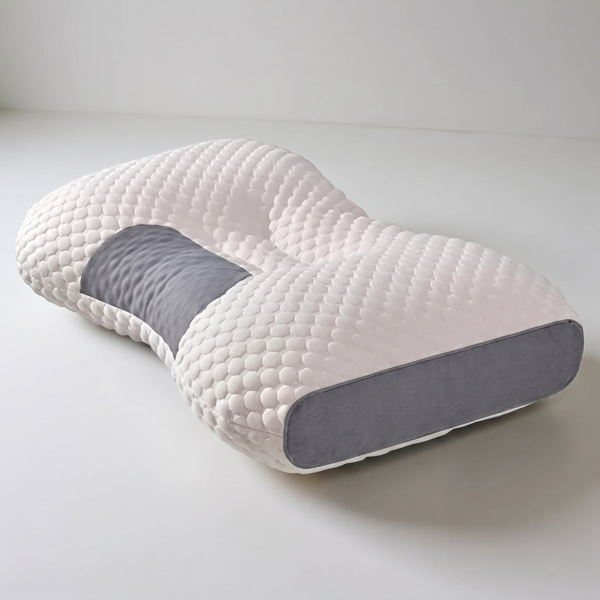 Cervical Pillow for Neck Support, Contoured Ergonomic Shape – 4 Heights