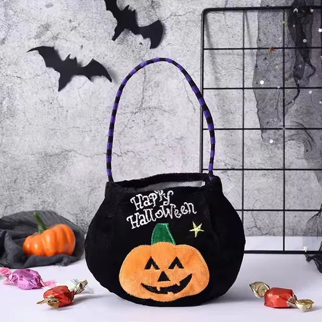 Pumpkin Trick or Treat Bag for Kids Halloween