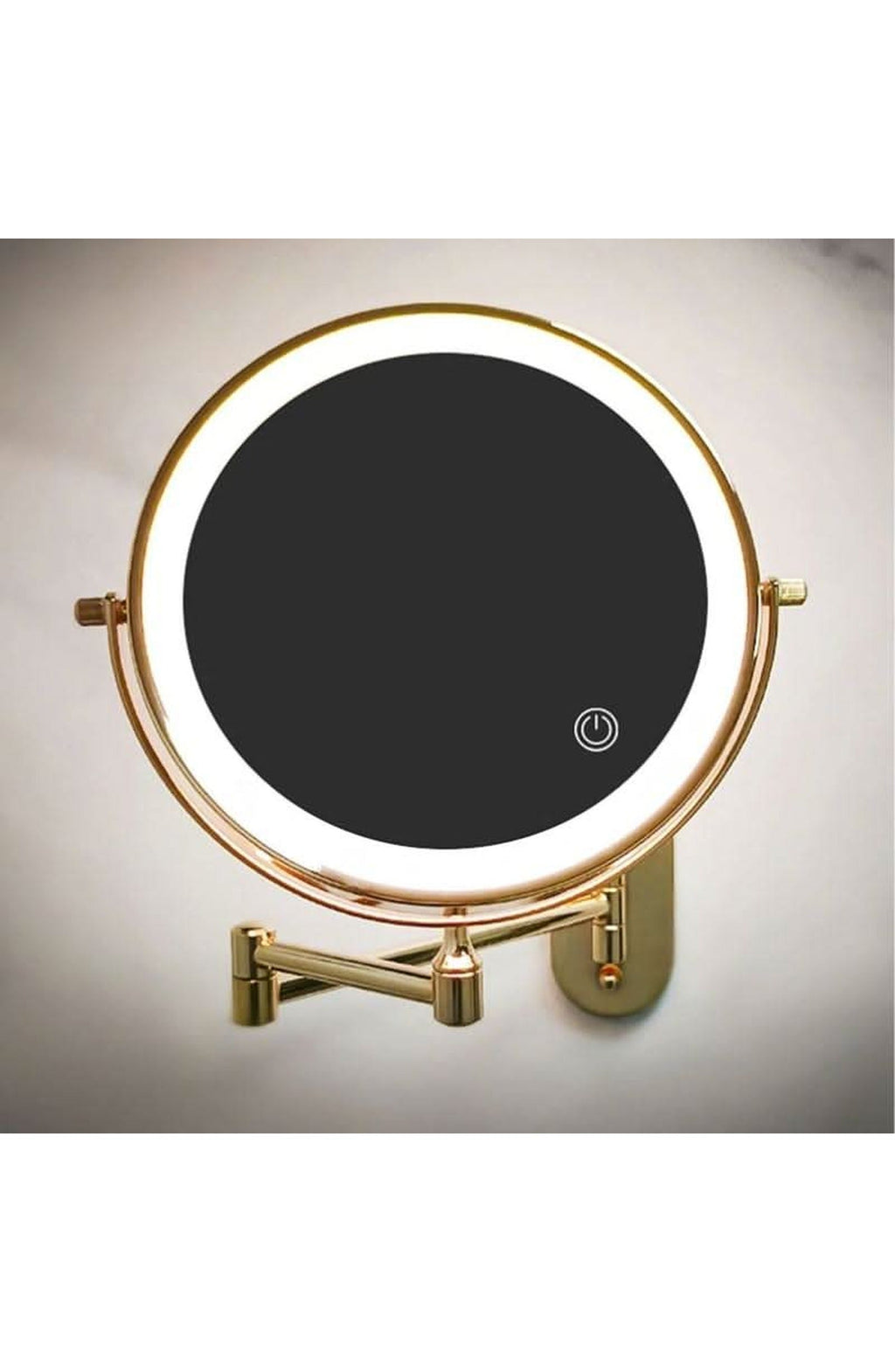 Rechargeable LED Makeup Mirror with 3X to 10X Magnification | Wall-Mounted and Cordless, Saves Counter Space | For the Bathroom