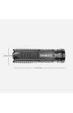 Rechargeable Tactical LED Flashlight | Aluminum Body, 3 Modes: High, Low, Strobe, Water and Dust Resistant | For Camping or Hiking