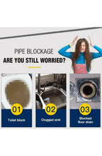 Sink and Drain Cleaner Powder | Foaming Formula Dissolves Grease, Hair, Paper and Soap Build-Up in Kitchen and Bathroom Drains