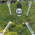 Skeleton Arms and Legs Yard Stakes for Halloween