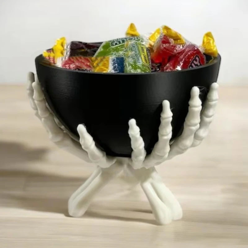 Skeleton Hand Candy Bowl Halloween Decoration