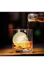 Skull Ice Cube Tray with 10 Molds | 8.7 x 4.3 In Flexible Tray with Clean Release | Dishwasher Safe for Ice, Chocolate or Jelly