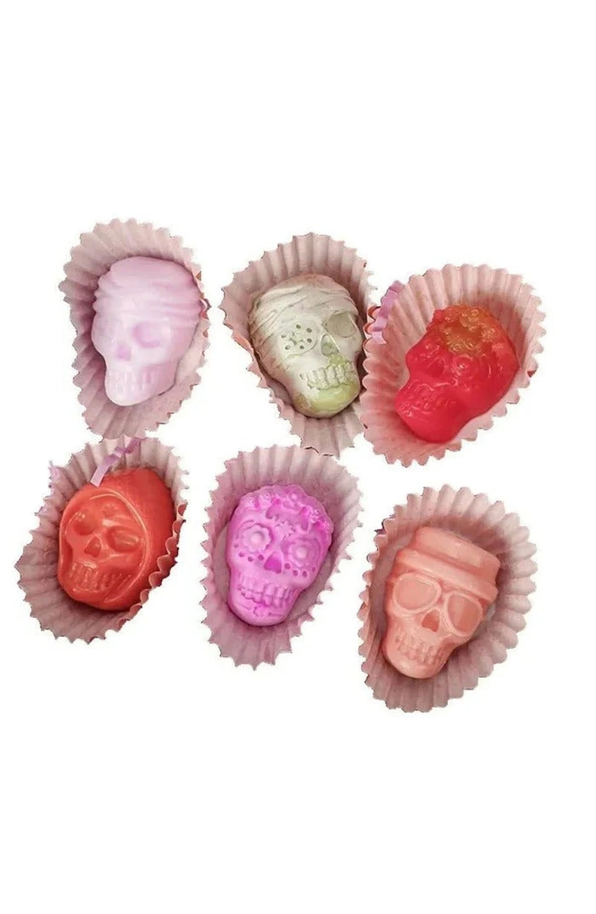 Skull Ice Cube Tray with 10 Molds | 8.7 x 4.3 In Flexible Tray with Clean Release | Dishwasher Safe for Ice, Chocolate or Jelly