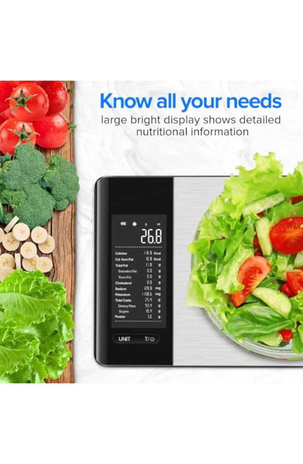 Smart Kitchen Scale with Nutritional Calculator - view 2